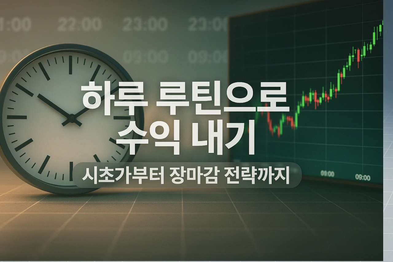 단타매매 하루 루틴으로 수익내기